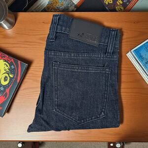 RUDE Hot Topic Men's 26x32 Dark Indigo Super Skinny Jeans Slight Stretch Denim